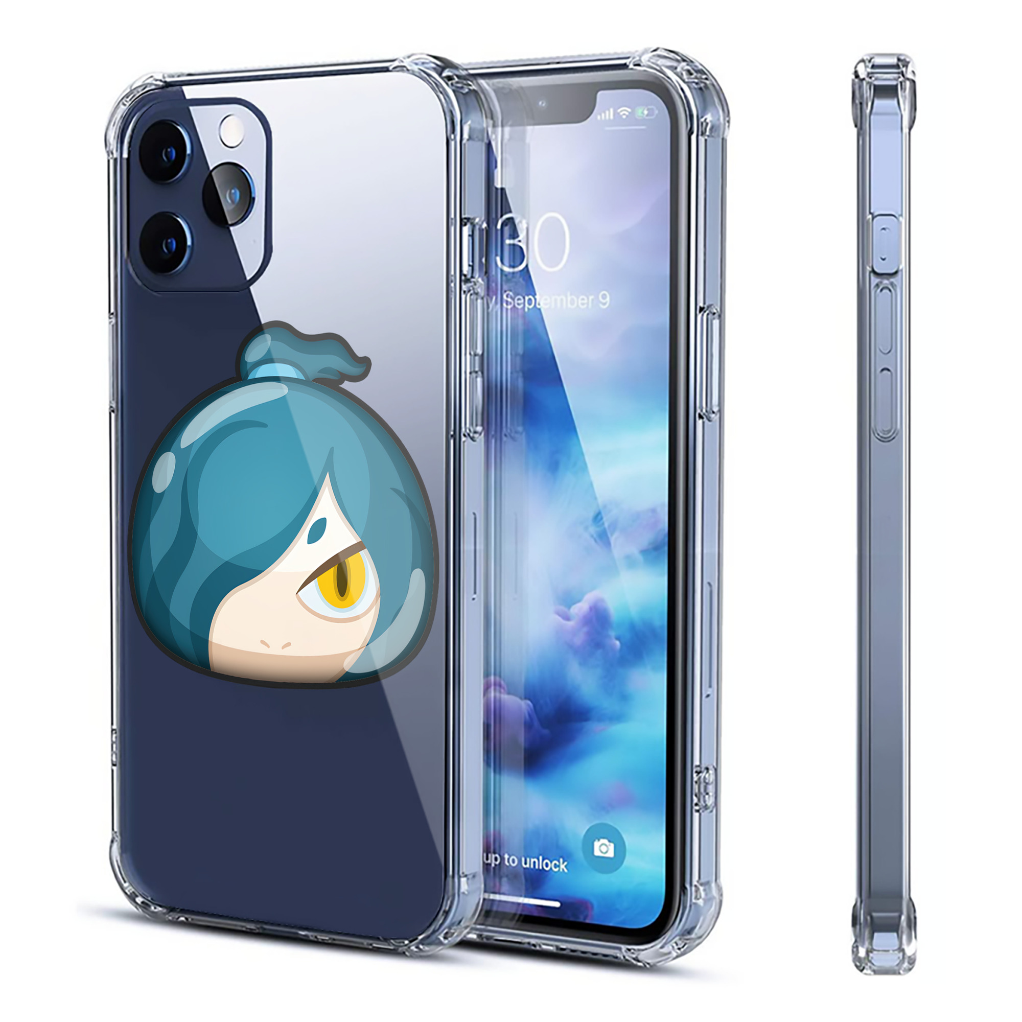 （画像用） 妖怪ウォッチ Yo-kai Watch 【iPhone 12シリーズ対応】透明スマホケース（クリアソフトケース）